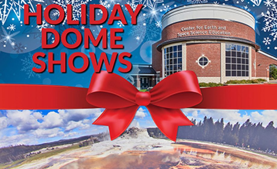 Holiday dome show graphic