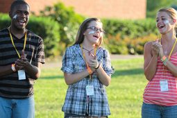 Orientation students
