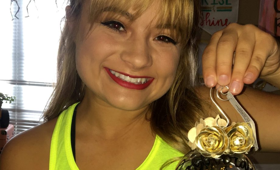 Molly Mosby with TJC Ornament