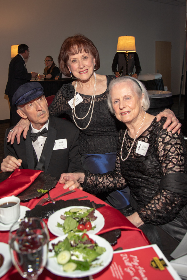 Will Jennings with his sisters Joyce Hudnall (center) and Gloria Townsend.