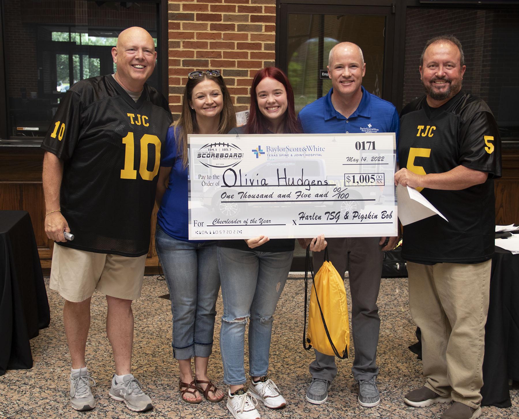 TJC Cheerleader scholarship