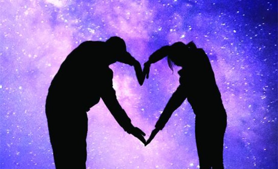 Love under the stars graphic