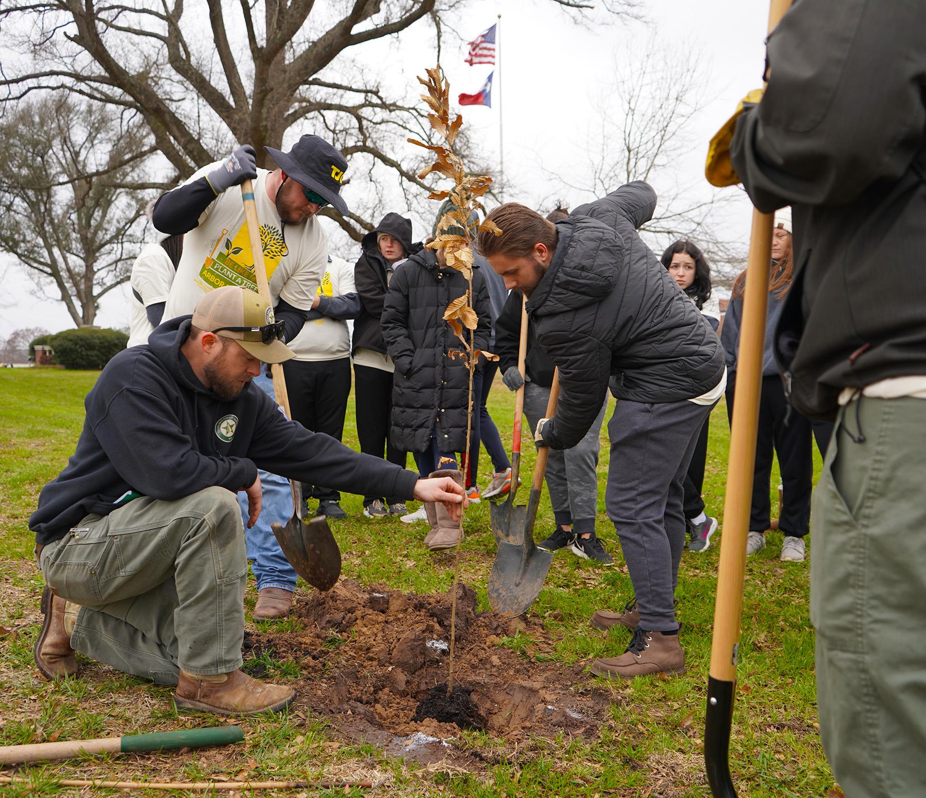Arbor Day planting 2023