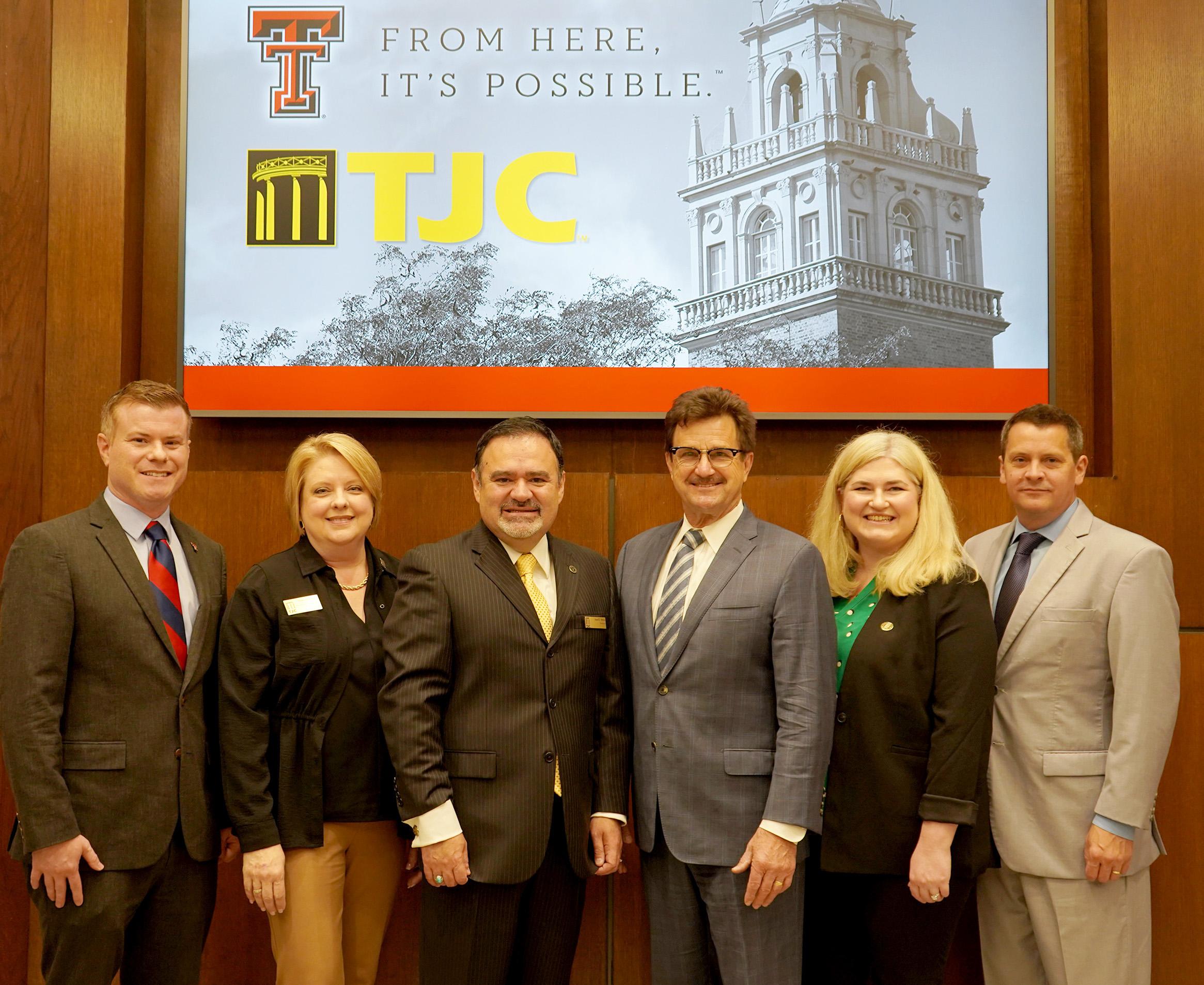 TJC and Texas Tech presidents and provosts
