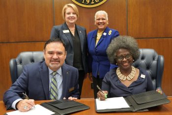 TJC, Jarvis Christian University sign articulation agreement