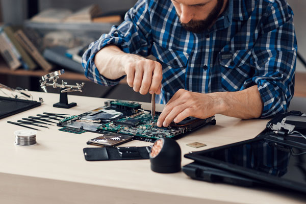 Computer technician 2 cards sized