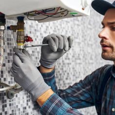 Plumbing technician cards sized