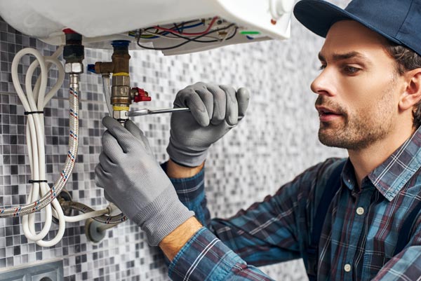 Plumbing technician cards sized