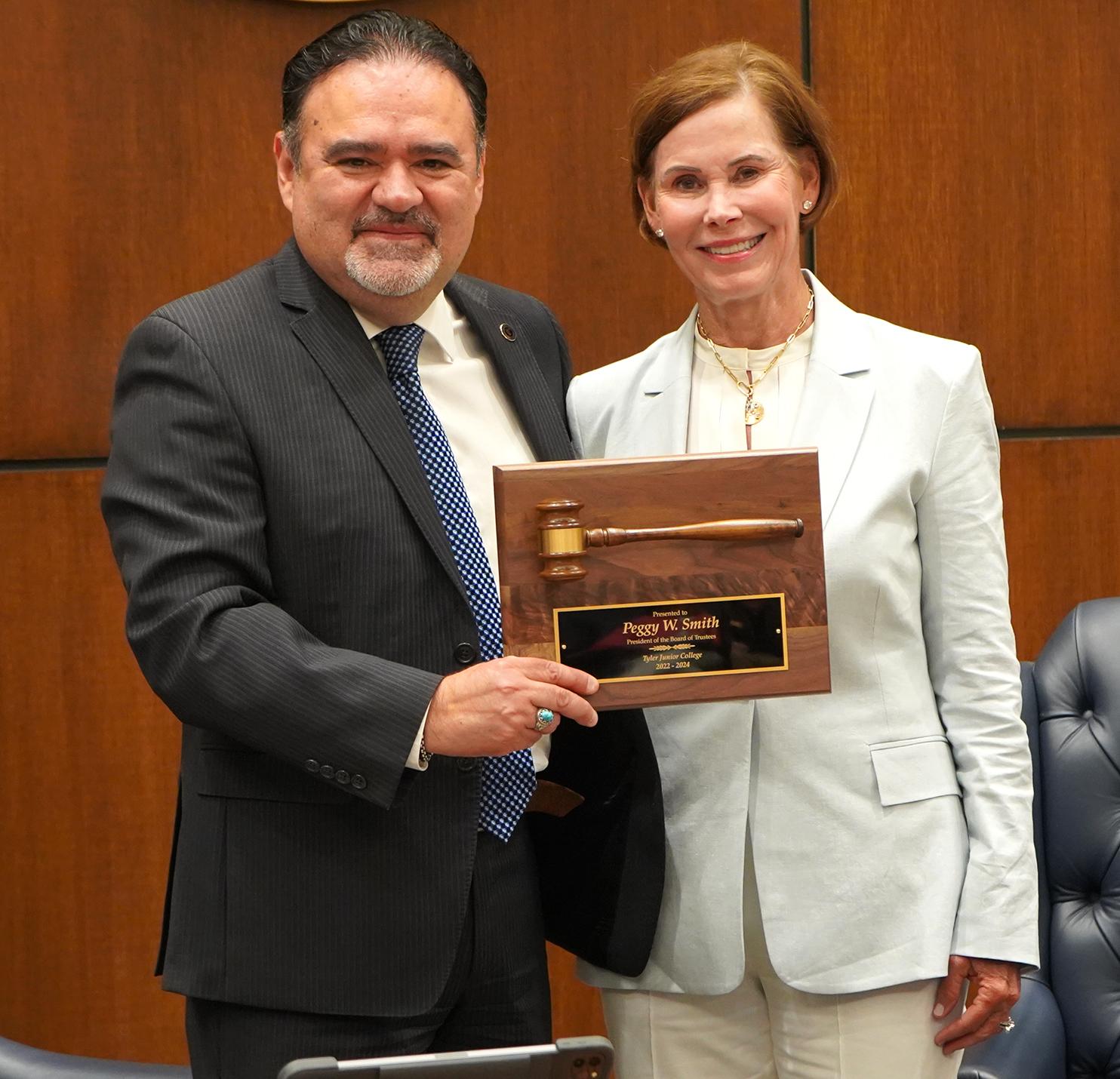 Peggy Smith gavel