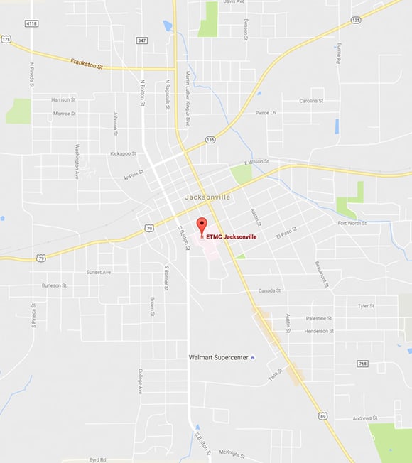 Jacksonville map sized