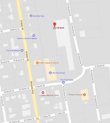 Lindale map sized