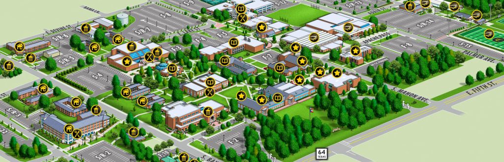 Campus map sized