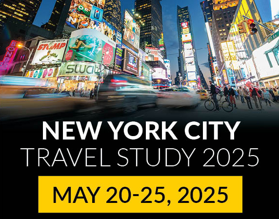New York Travel Study flyer