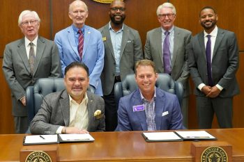 TJC, SFA leaders sign Lumberjack Transfer Alliance