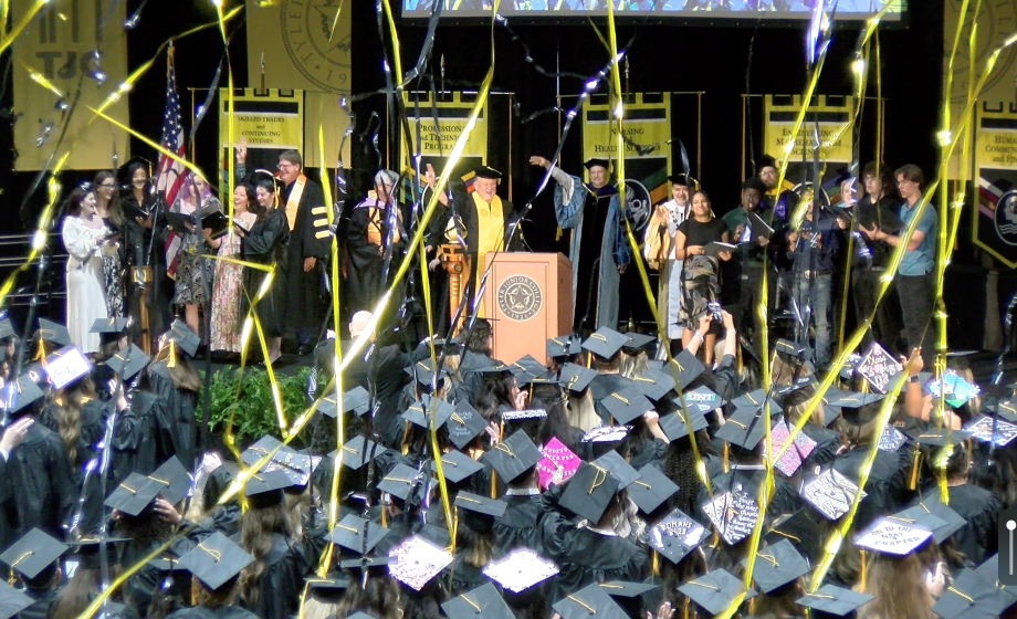 TJC held Spring 2025 commencement ceremonies on Friday, awarding 1,689 graduates a total of nearly 2,000 degrees and certificates.